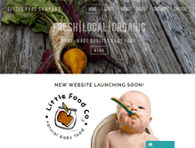 Tablet Screenshot of littlefoods.com